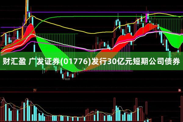 财汇盈 广发证券(01776)发行30亿元短期公司债券