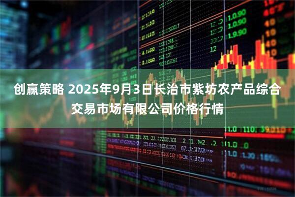 创赢策略 2025年9月3日长治市紫坊农产品综合交易市场有限公司价格行情